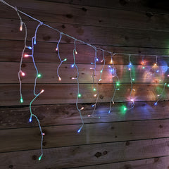 600 LED Multifunction Pastel Icicle Indoor Outdoor Christmas Lights