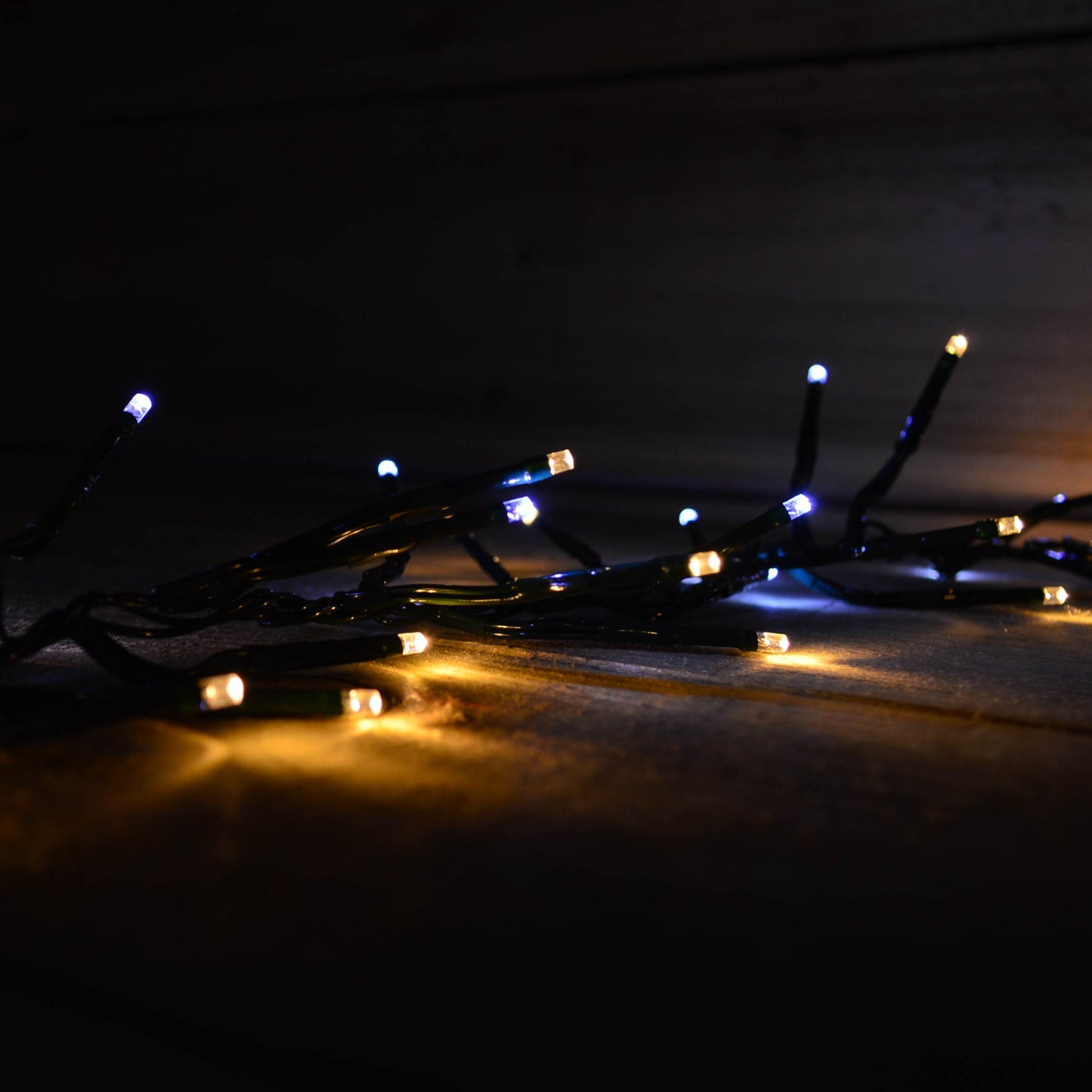 2000 LED (25m) Premier Cluster Christmas Tree Lights - Timer - Cool & Warm White