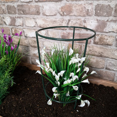 Tom Chambers Urban Green Conical Garden Plant Support Ring 20cm- Small