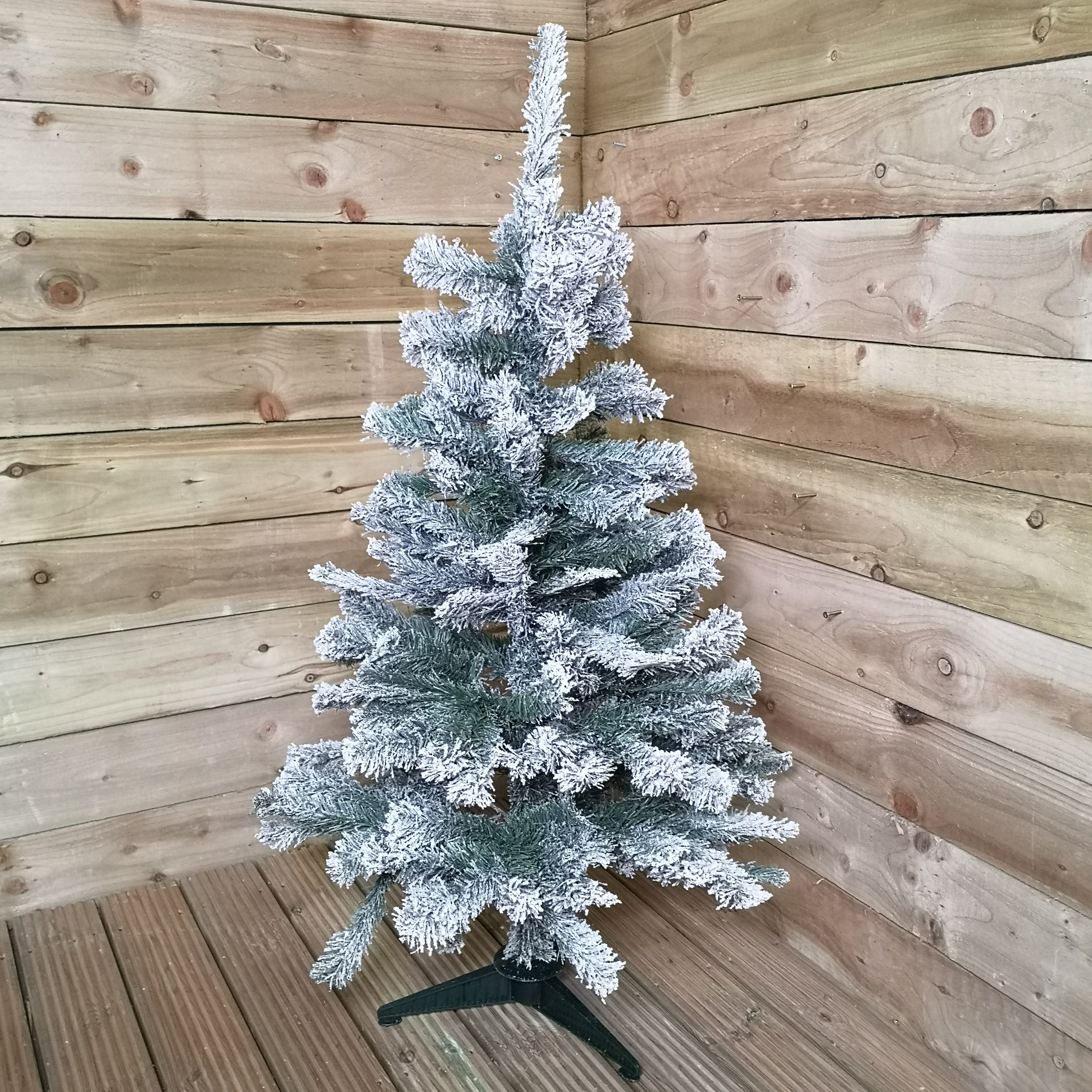 4ft (1.2m) Colorado Snow Spruce Christmas Tree with177 Tips