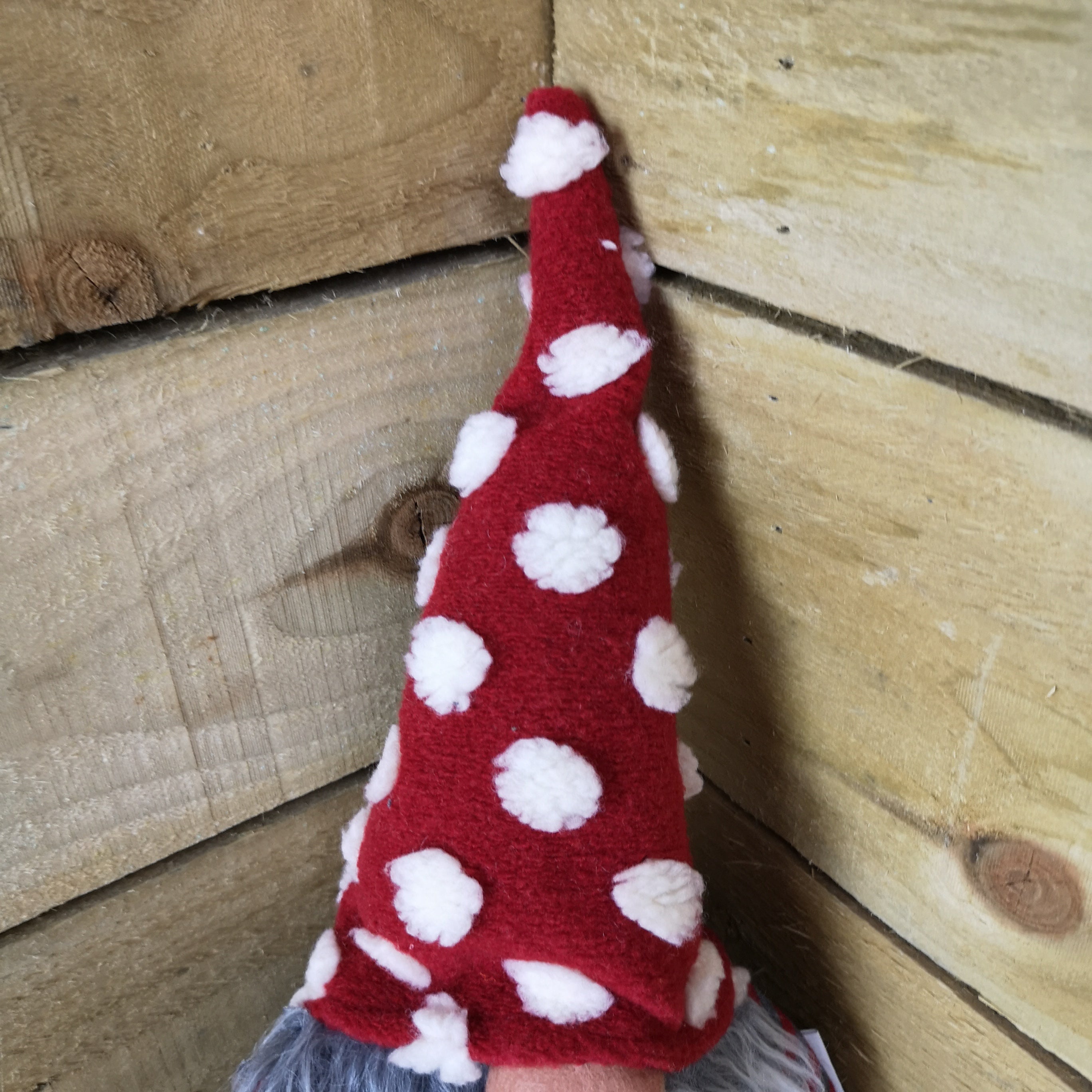 67cm Festive Christmas Gonk with Dangly Legs & Red Polka Dot Hat