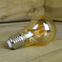 Retro LED Carbon Filament Classic Screw In Light Bulb With A++ Energy Rating
