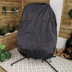 Samuel Alexander Double Egg Garden Chair Covers Waterproof Protective Outdoor Anti UV Windproof Heavy Duty Swing Chair Cover With Zipper for Egg Chair