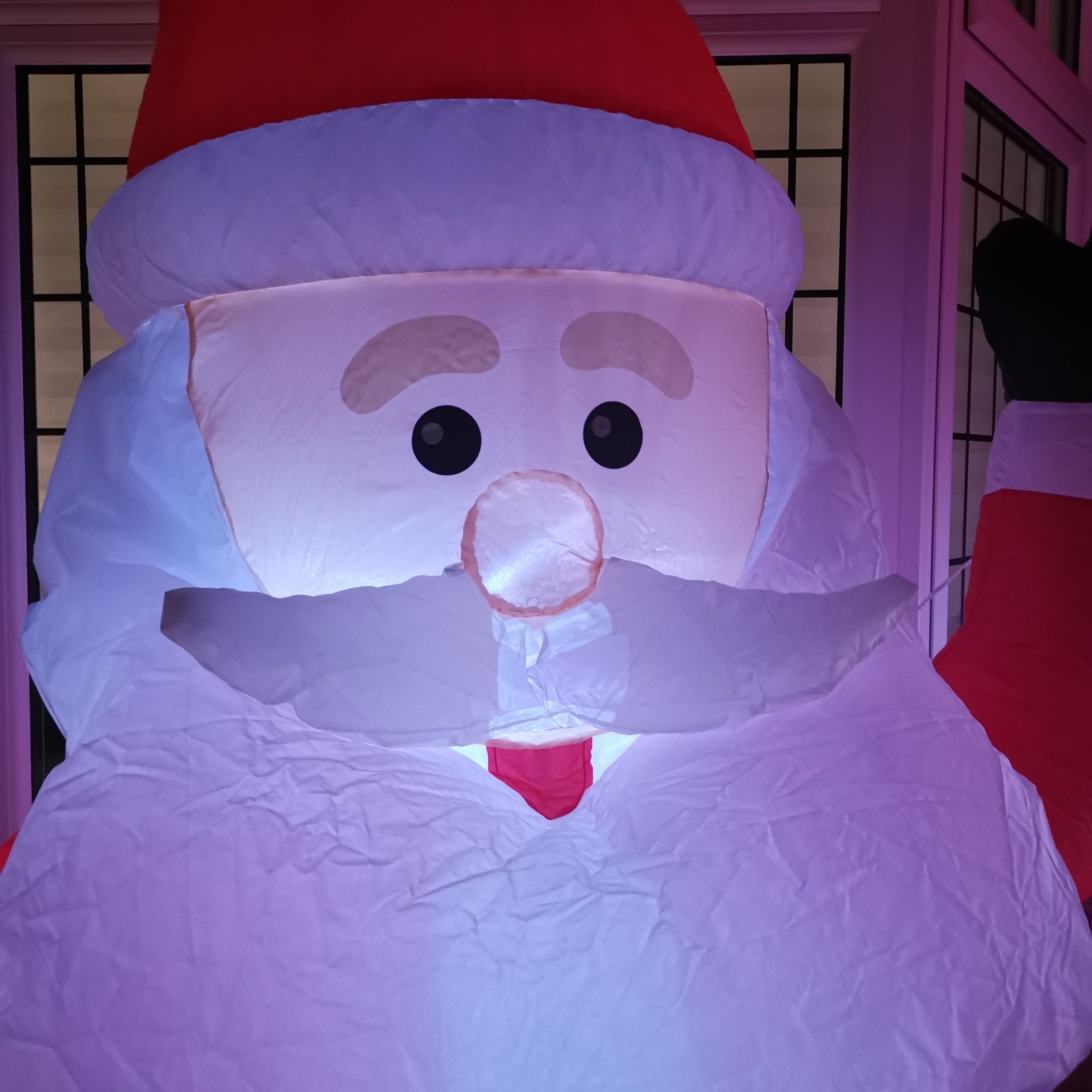 2.4m Giant Inflatable LED Santa Outdoor Christmas Decoration