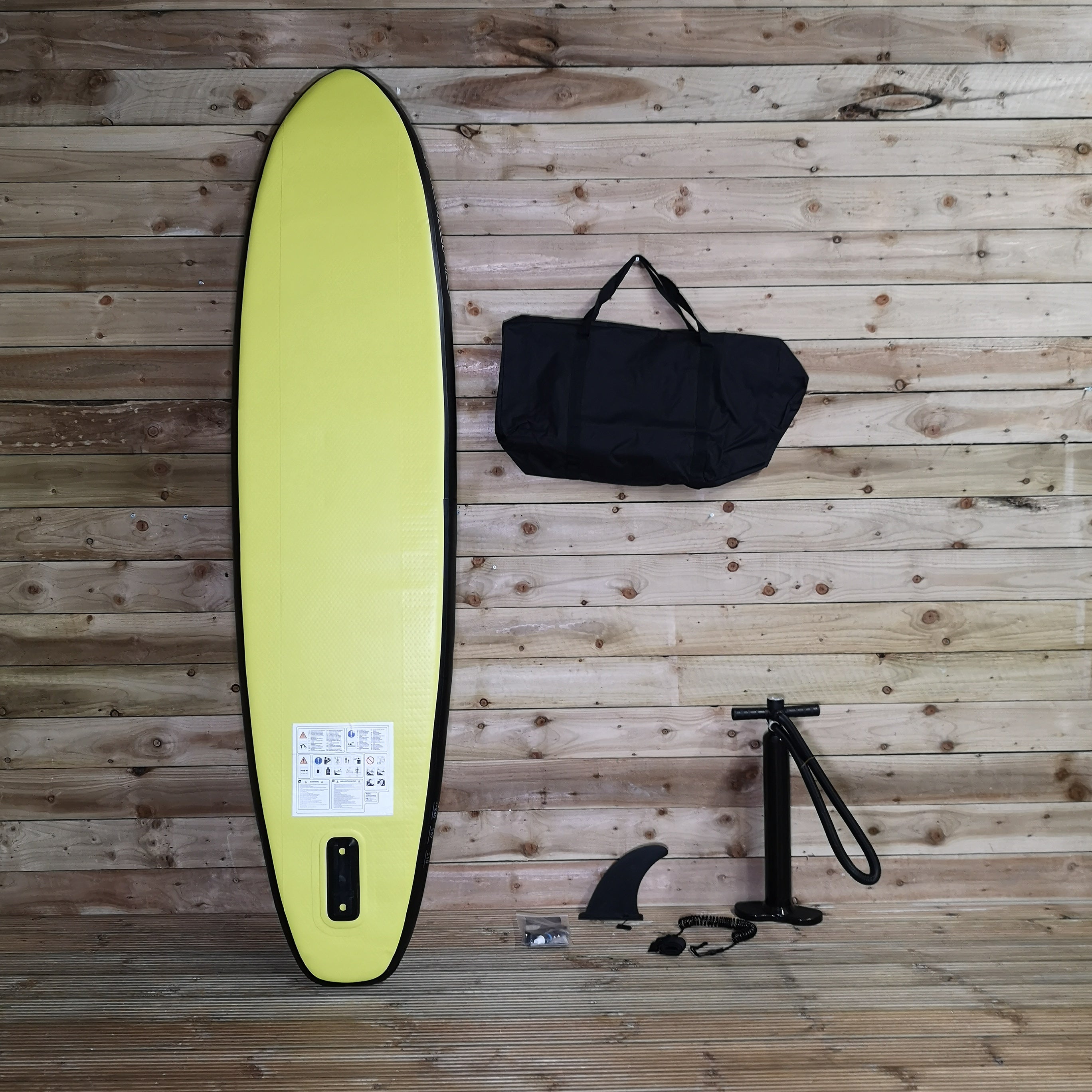 8ft XQ Max Surf SUP Inflatable Paddle Board & Kit in Lime