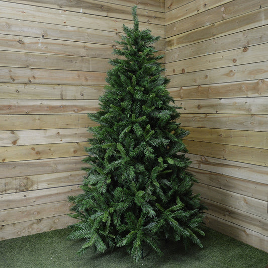 6ft (180cm) Snowtime Luxury Kateson Fir Christmas Tree in Green with 816 tips 1955