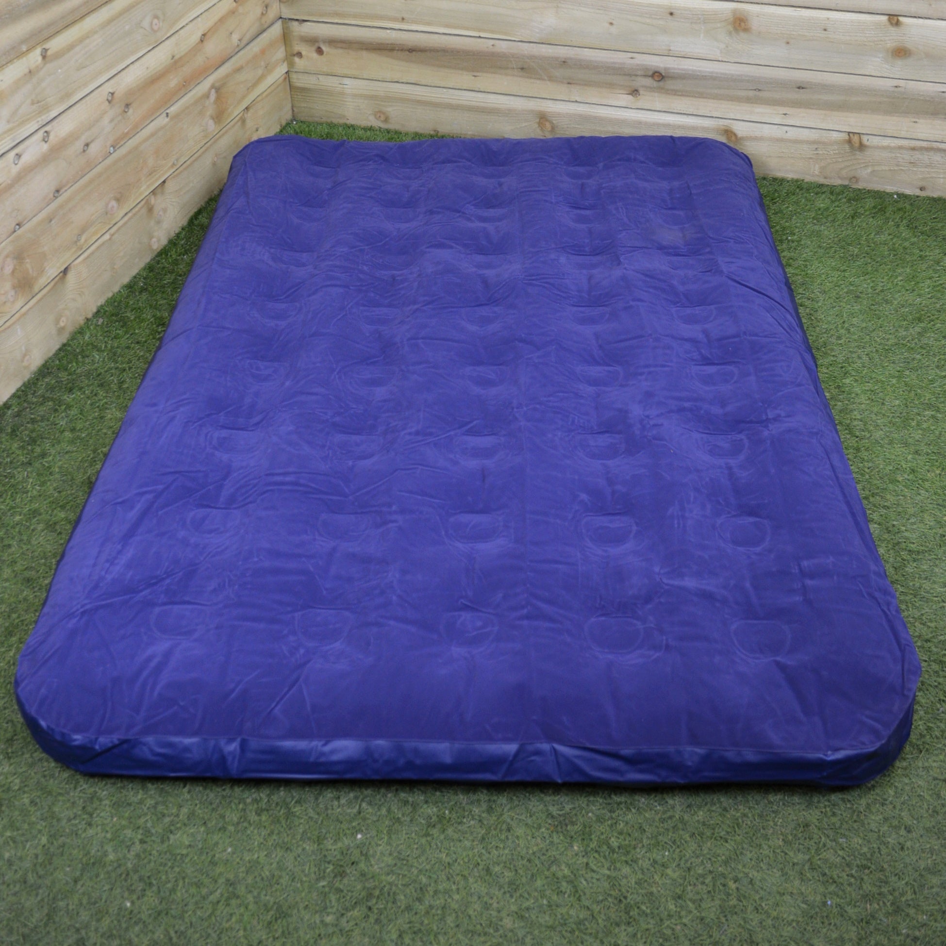 191cm x 137cm x 22cm Double Soft Flock Covered Airbed