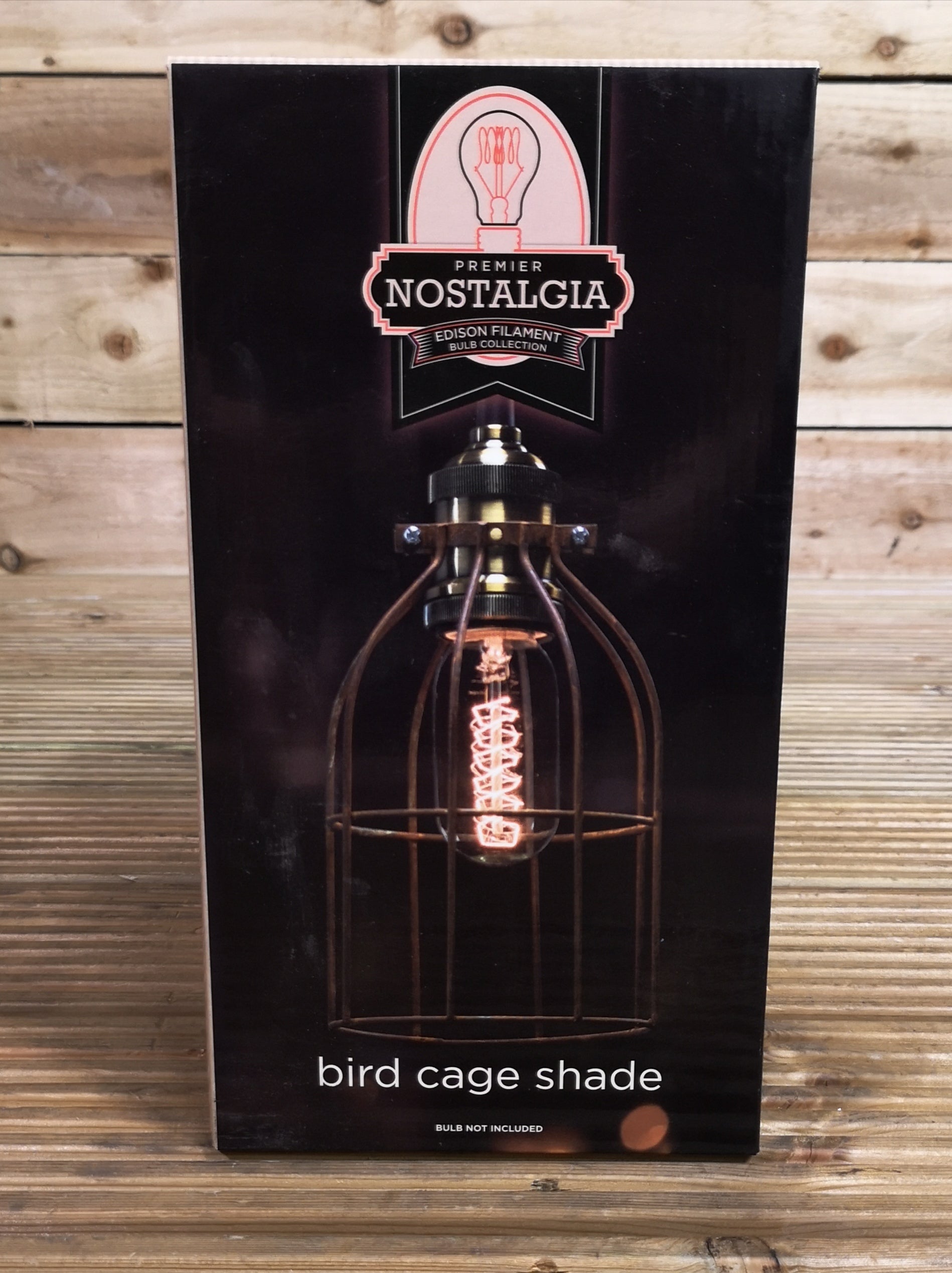 Premier Rustic Bird Cage Pendant Light Shade in Bronze