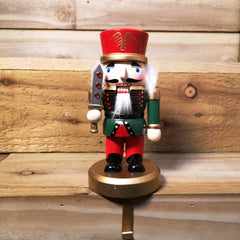 24cm Premier Wooden Christmas Nutcracker Stocking Holder