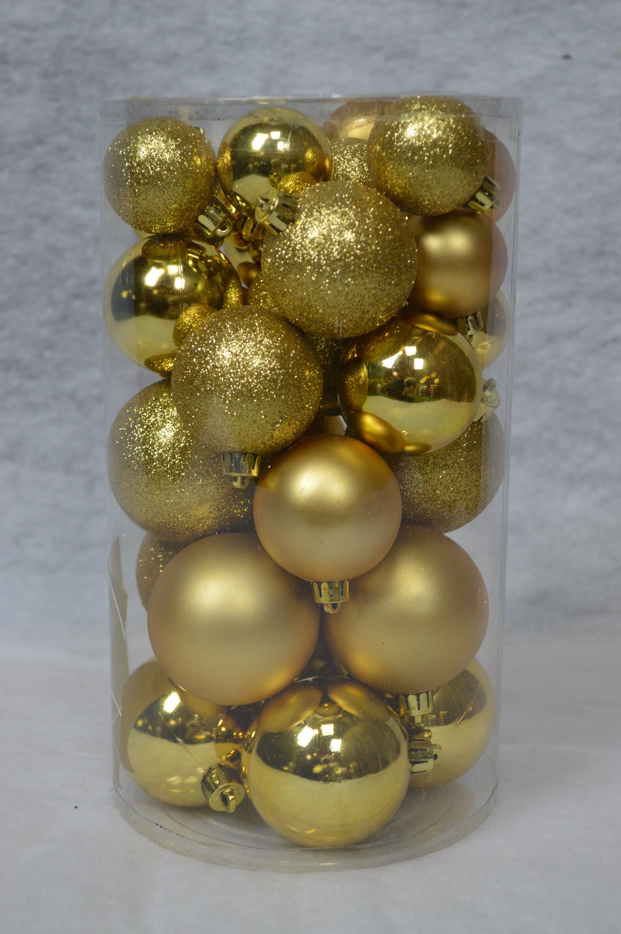Shatterproof Christmas Tree Bauble Decorations - Choice of Colours & Sizes