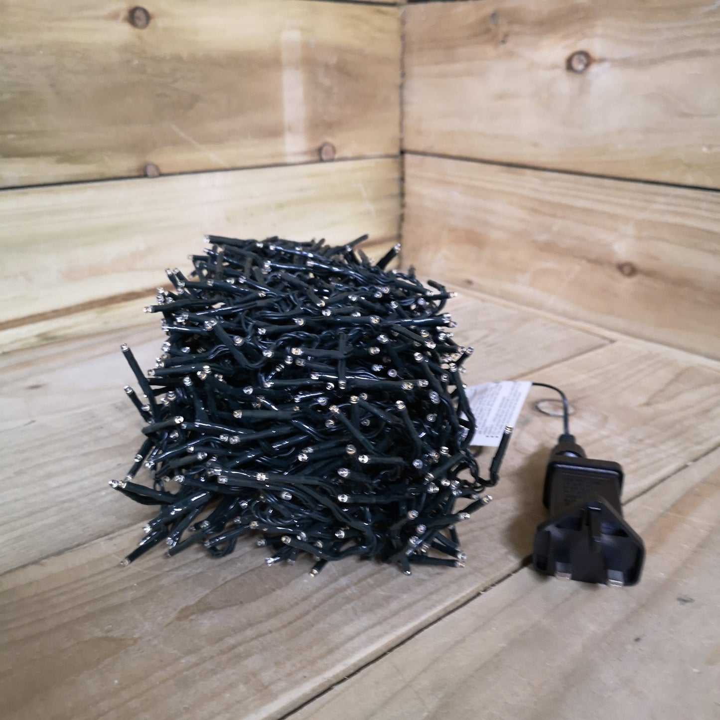 12.4m 960 LED Premier Cluster Christmas Lights with Timer in Cool & Warm White