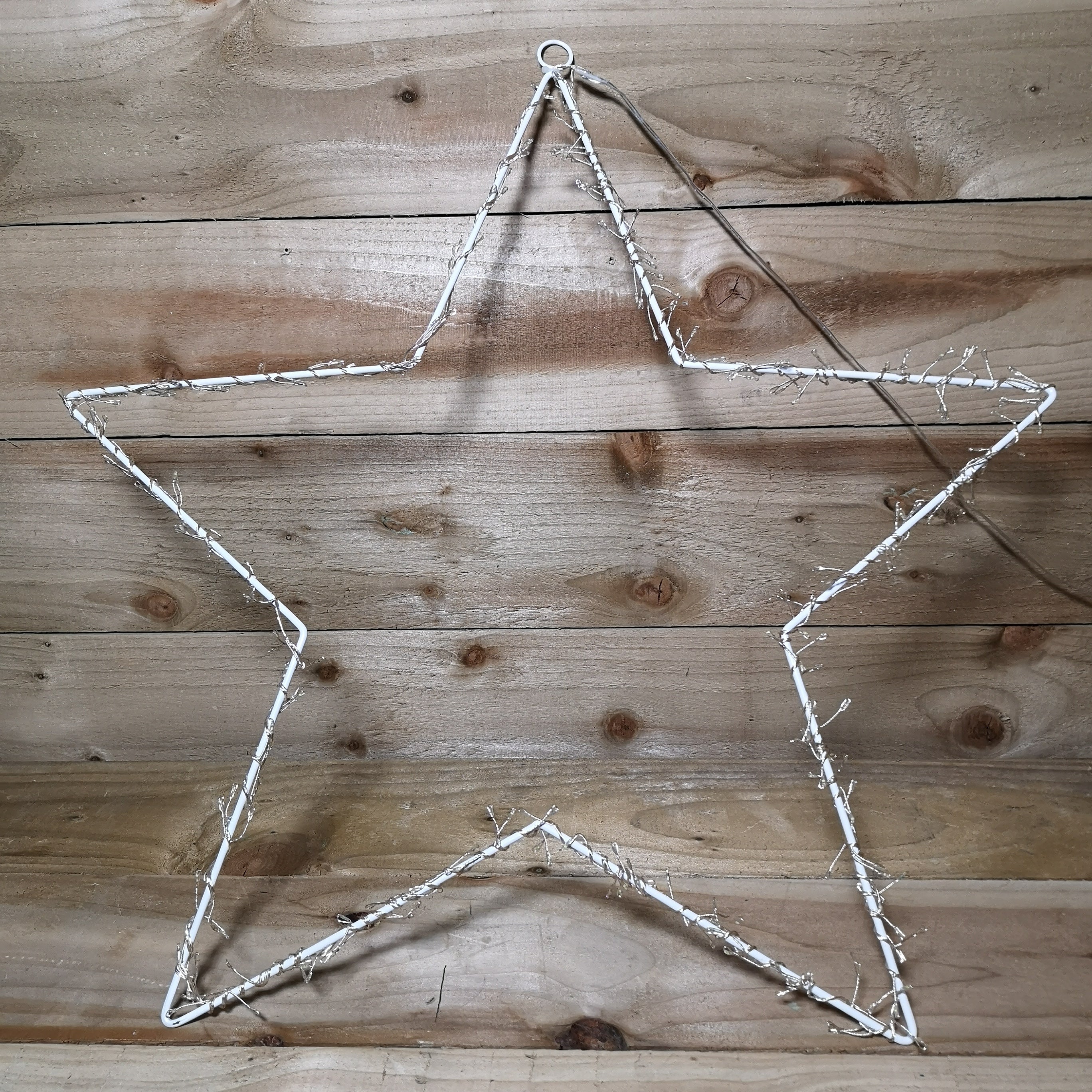 60cm Large Christmas Animated LED Star Silhouette 280 LED Outdoor Garden Decoration
