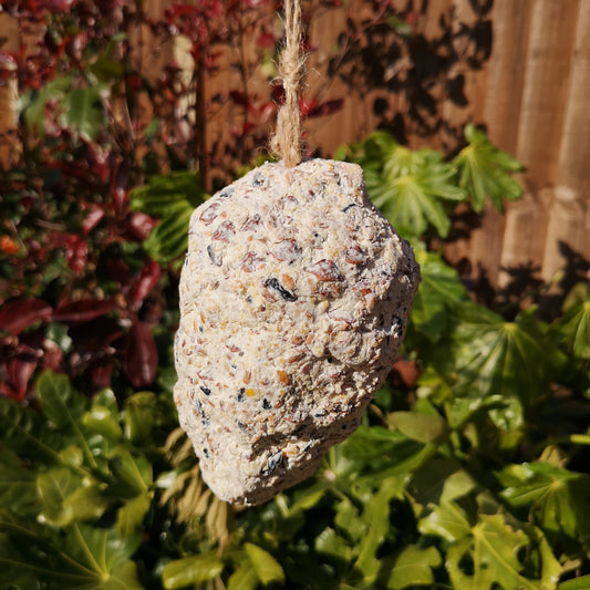 Pack of 3 Tom Chambers Wild Garden Bird Suet Pinecone Containing Suet and Seeds with Hanging String 2736