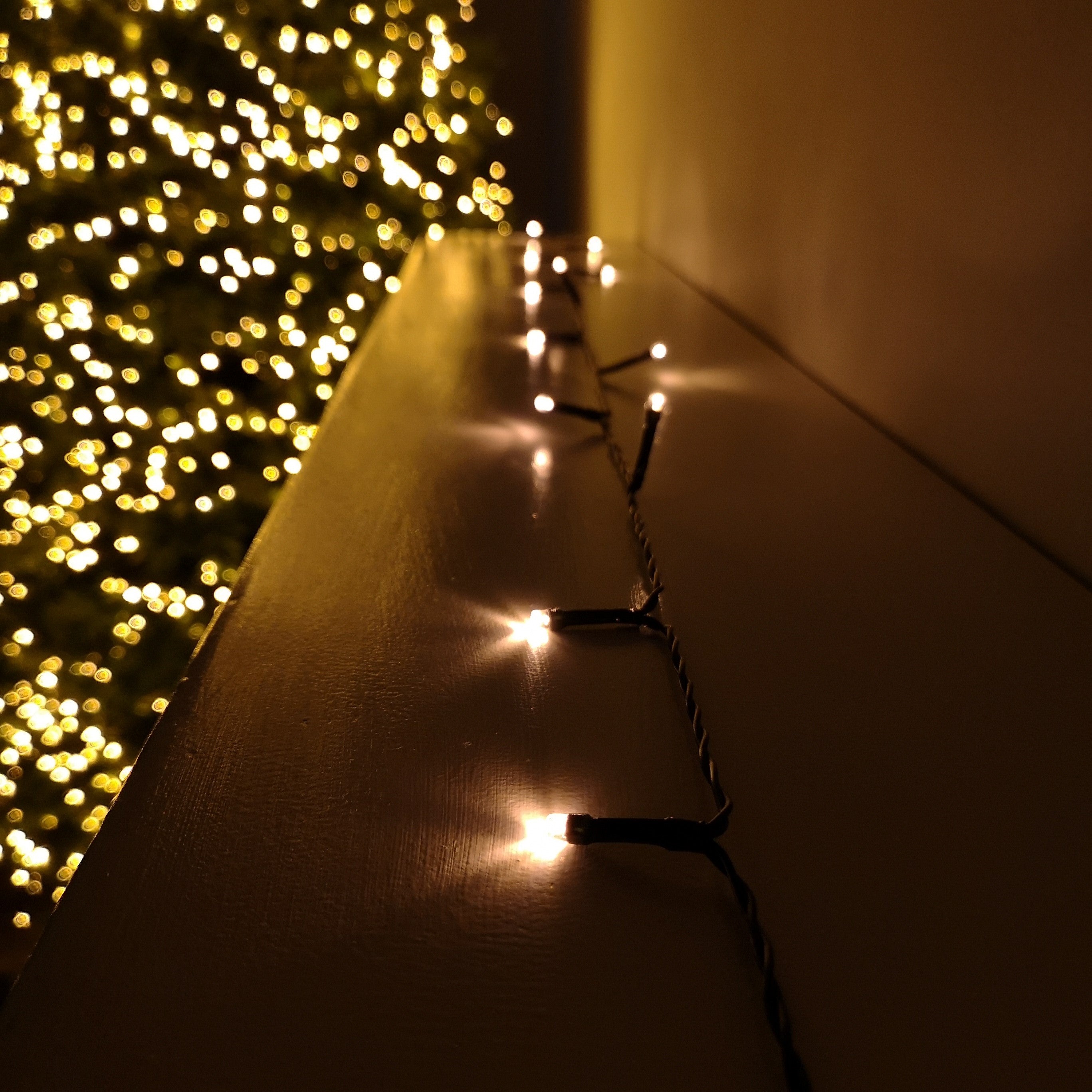 24 LED 2.3m Premier Christmas Indoor Outdoor Multi Function Battery Operated String Lights with Timer in Vintage Gold