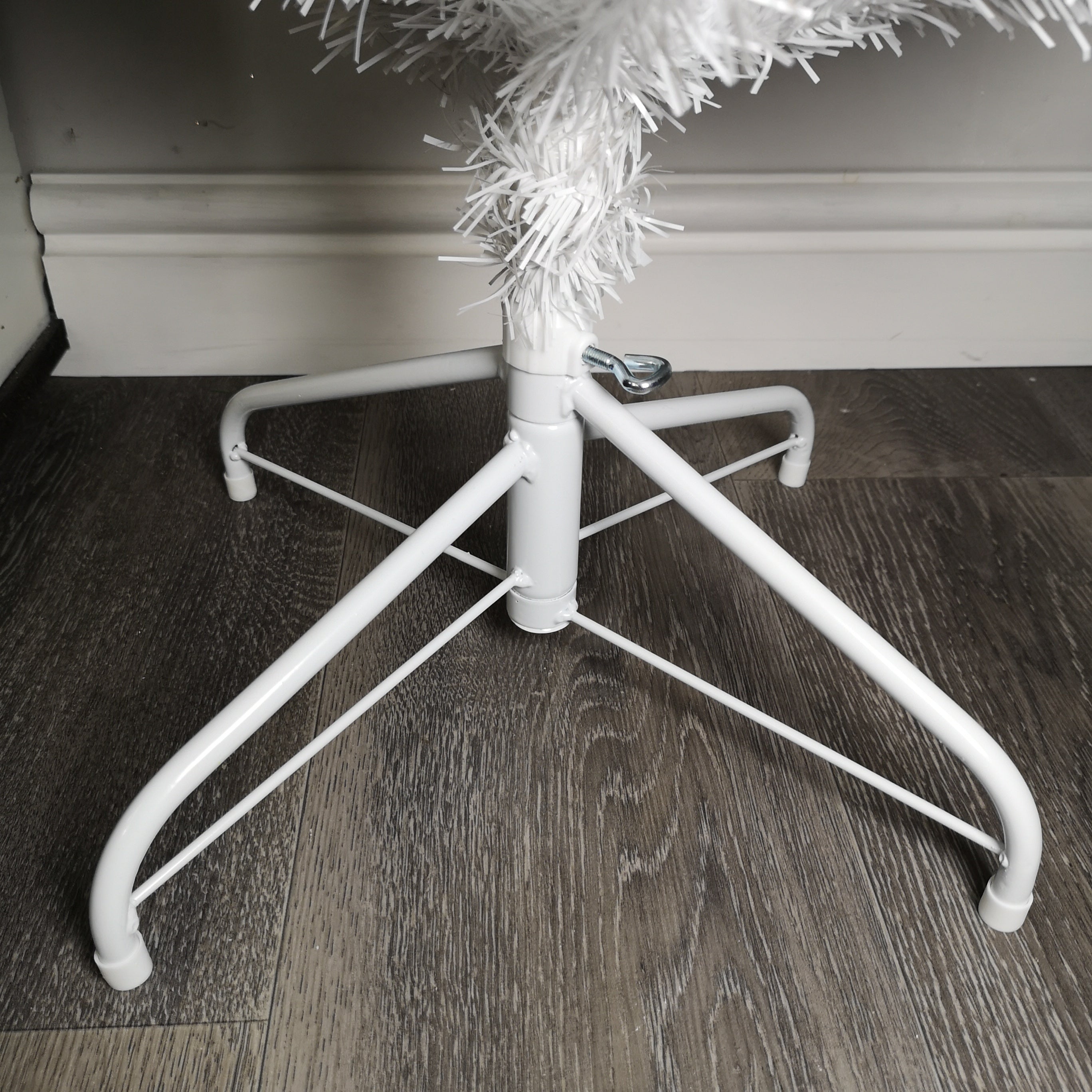 6.5ft (2m) Premier Pencil Style Slim Christmas Tree in White