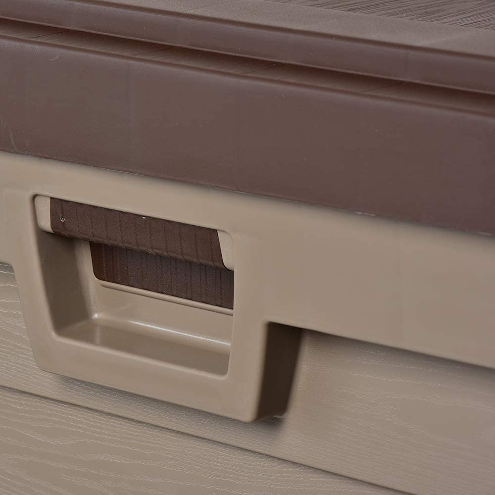 440L Garden Cushion Storage Box / Chest Sit on Lid