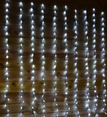 Premier 240 LED 1.5m Wide x 2m Tall Cascading Waterfall Curtain Light