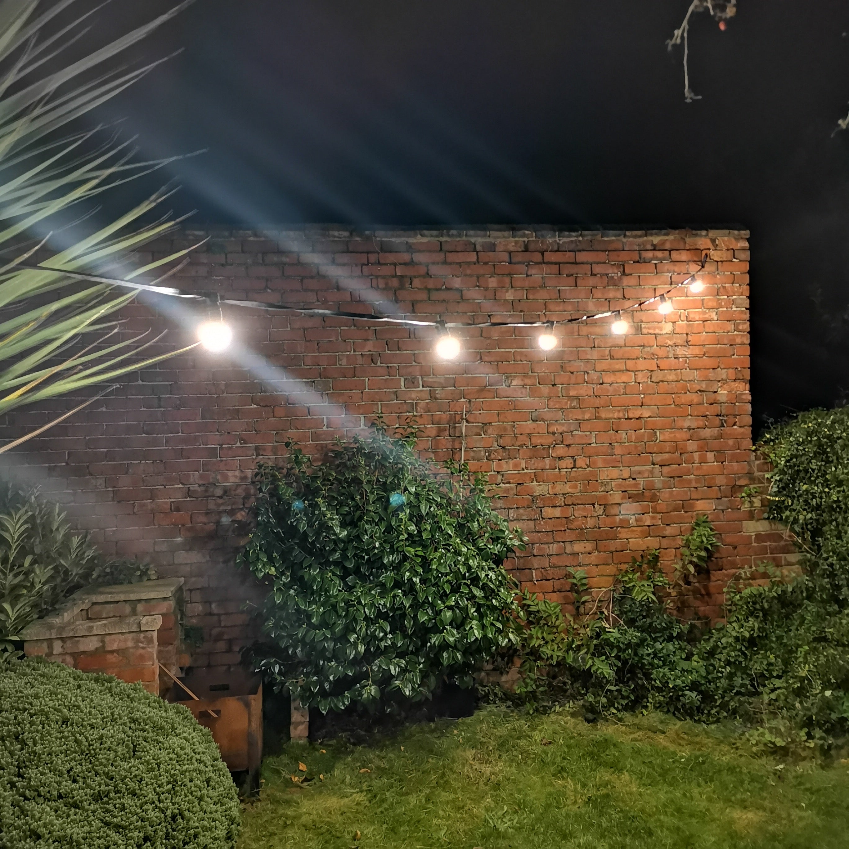 Heavy Duty Garden 10 Festoon Connectable Outdoor Light System with Plug