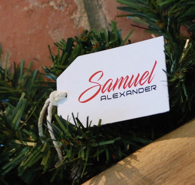 270cm (9ft) x 20cm Samuel Alexander Pine Christmas Garland Plain Green