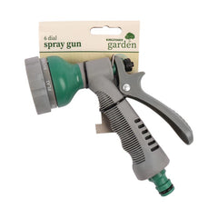 6 Function Soft Grip Garden Hose Pipe Spray Gun