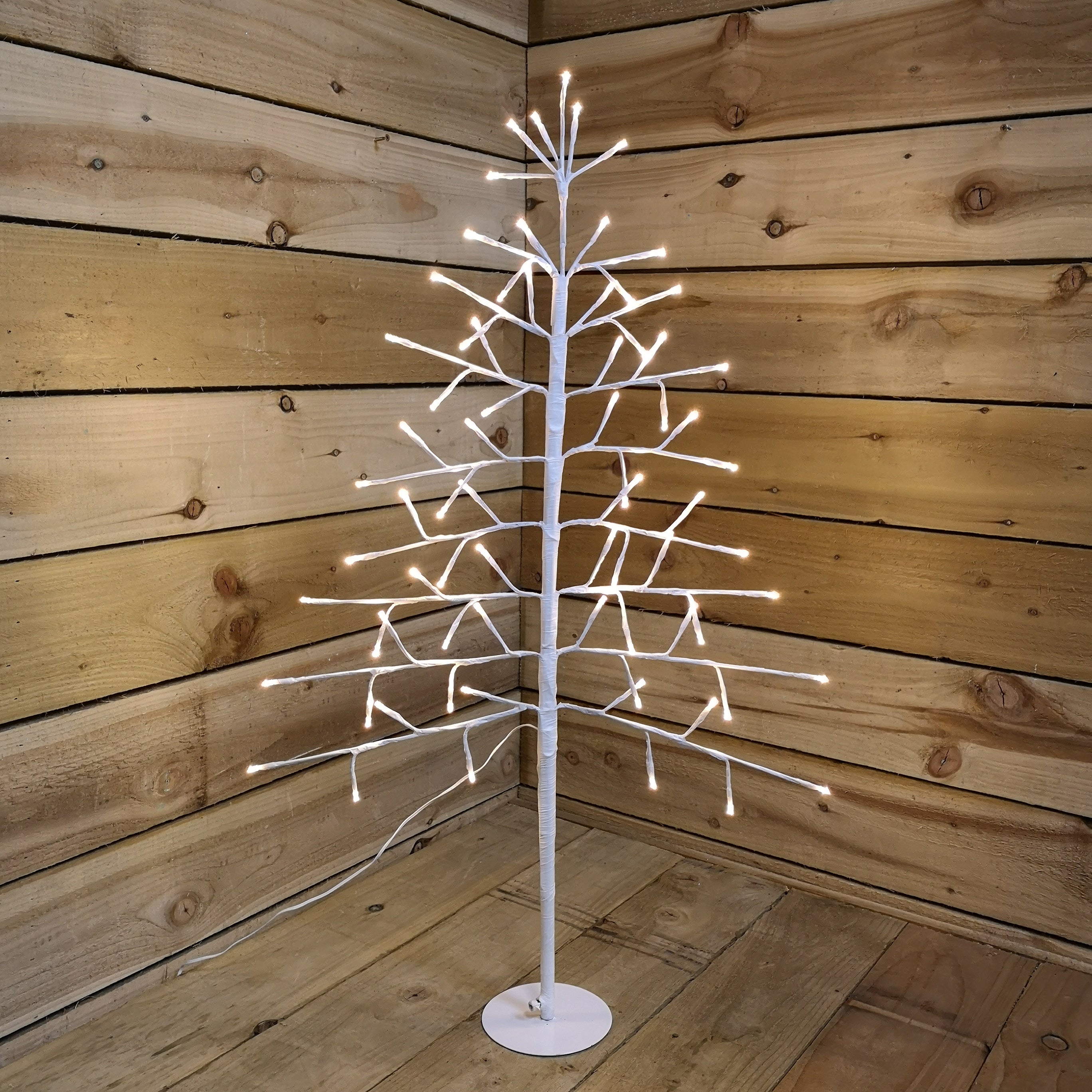 Snowtime Indoor Outdoor 90cm Angel Tree With 72 Warm White LEDs