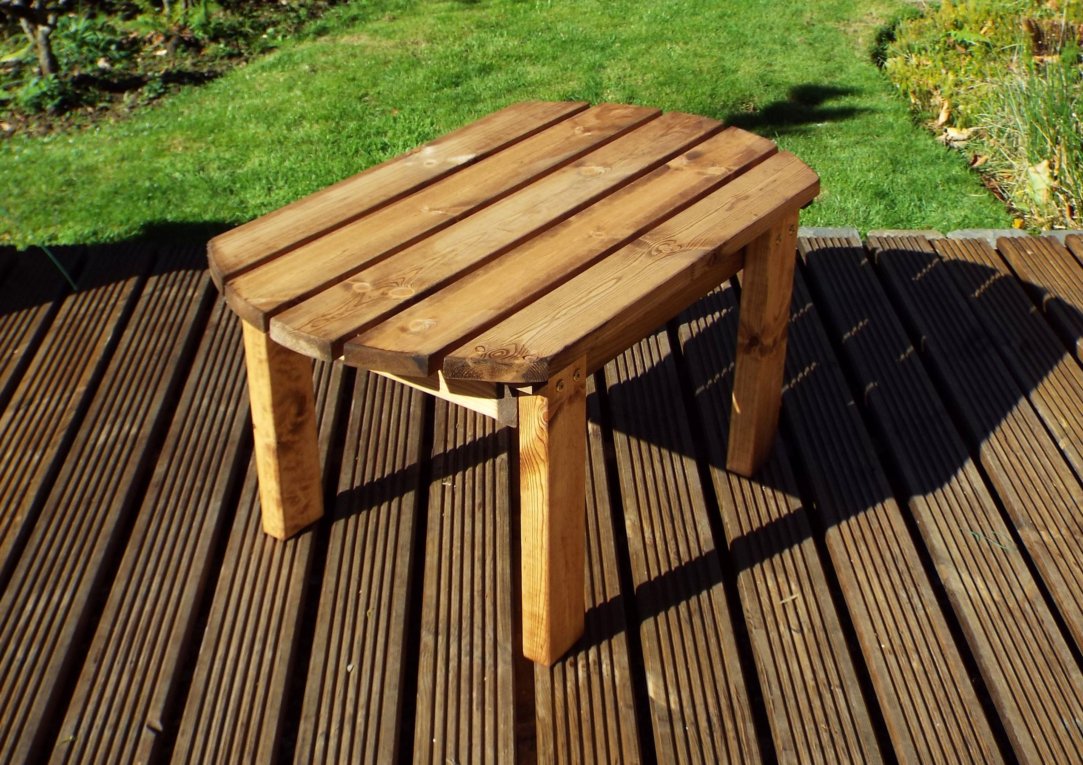 Charles Taylor Hand Made Chunky Rustic Wooden Traditional Coffee Table