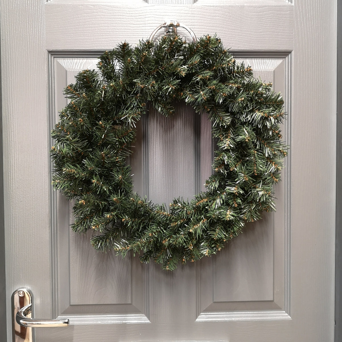 47cm Premier Christmas Woodcote Spruce Christmas Door Wreath
