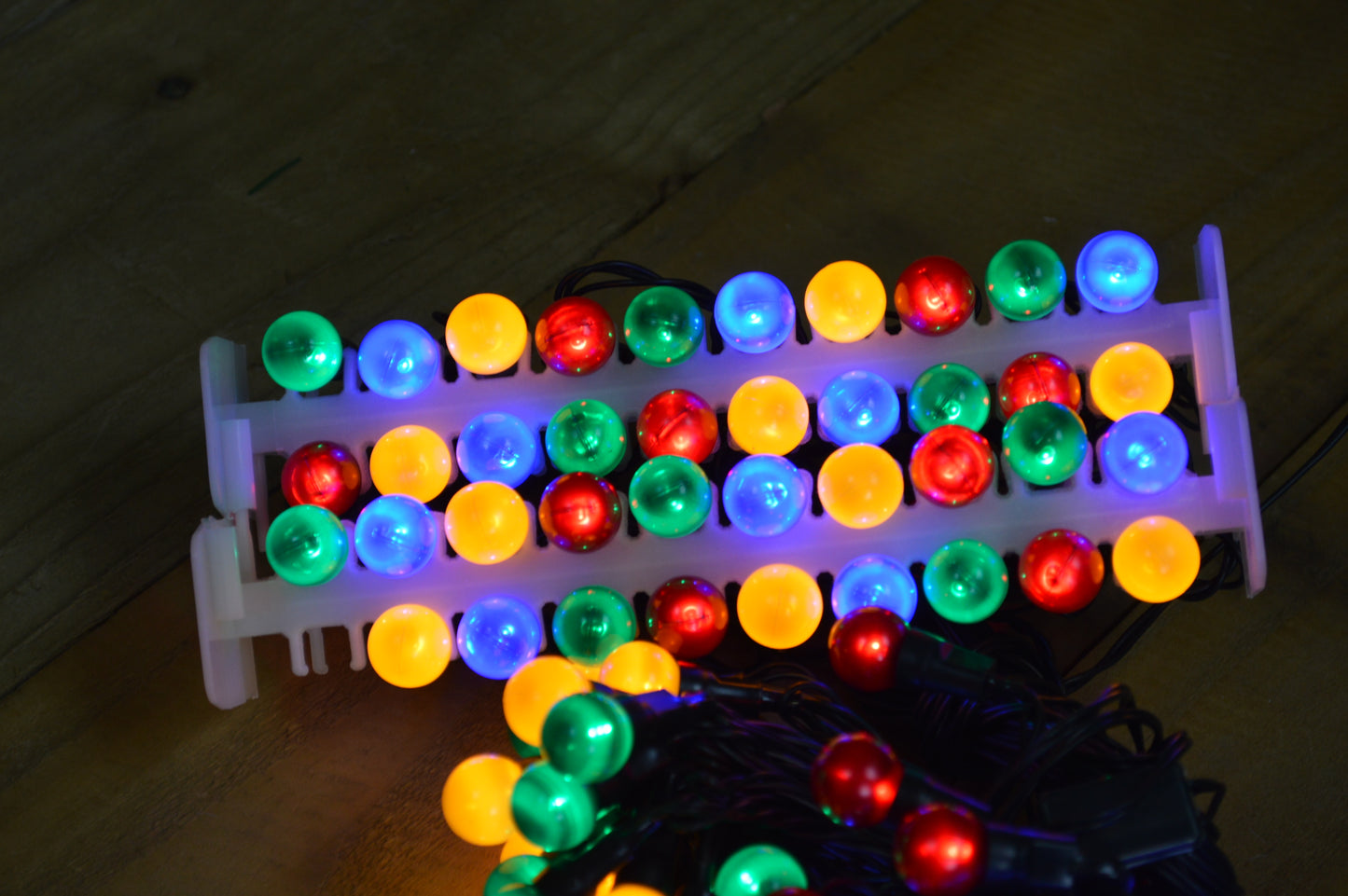 10m 100 LED Premier Multi Action Outdoor Pearl Christmas Lights Multi Coloured