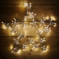 48cm Warm White 160 LED Christmas Star