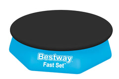 Bestway 8ft Outdoor Paddling Pool Cover with Drain Holes & Ropes