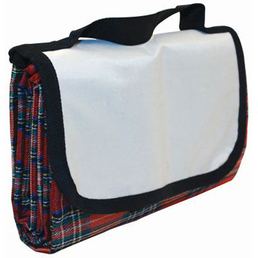 150cm x 115cm Patterned Waterproof Picnic Blanket / Rug - RED