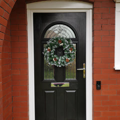 40cm Snow Tips Christmas Door Wreath for Indoor / Outdoor