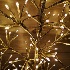 3ft Warm White Christmas Tree Starburst 296 LED Garden Lights Outdoor Decoration