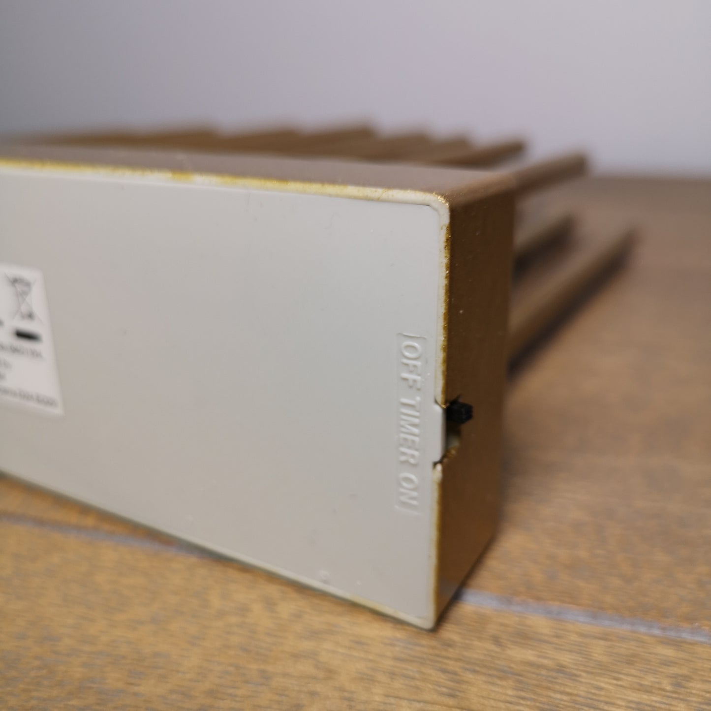 29cm Premier Christmas  Candle Bridge with 17 LEDs & Timer in Gold Battery Operated