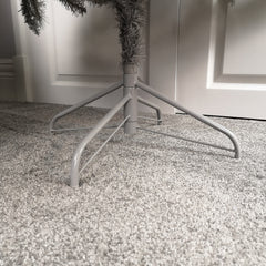 8ft (240cm) Premier Snow Fir Grey PVC Christmas Tree with 1,220 Cashmere Tips