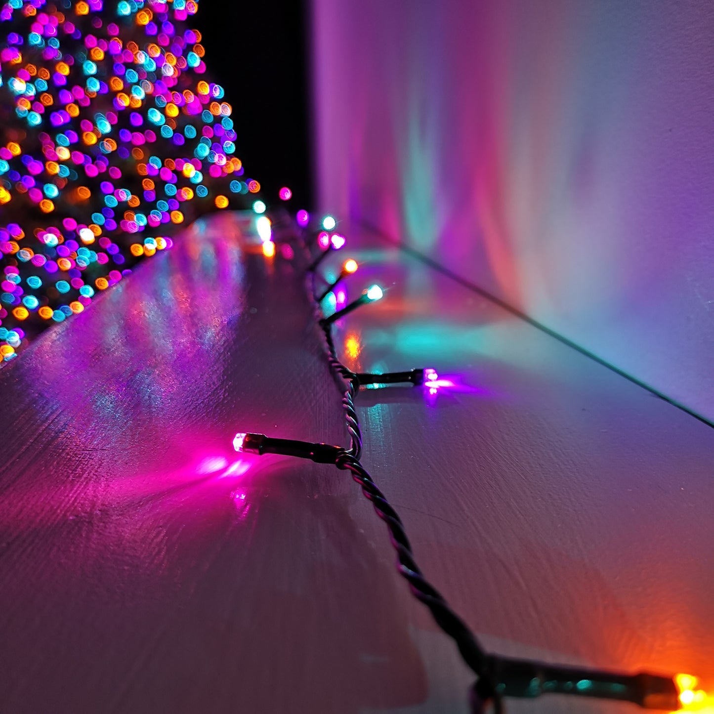 720 LED 57.5m Premier SupaBrights Indoor Outdoor Christmas Multi Function Mains Operated String Lights with Timer in Rainbow