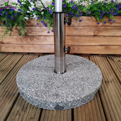 20kgs Round Granite Garden Parasol Base/Umbrella Base Weight