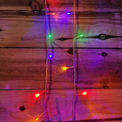 8m Multi Coloured Connectable Christmas Outdoor String 80 LED Lights