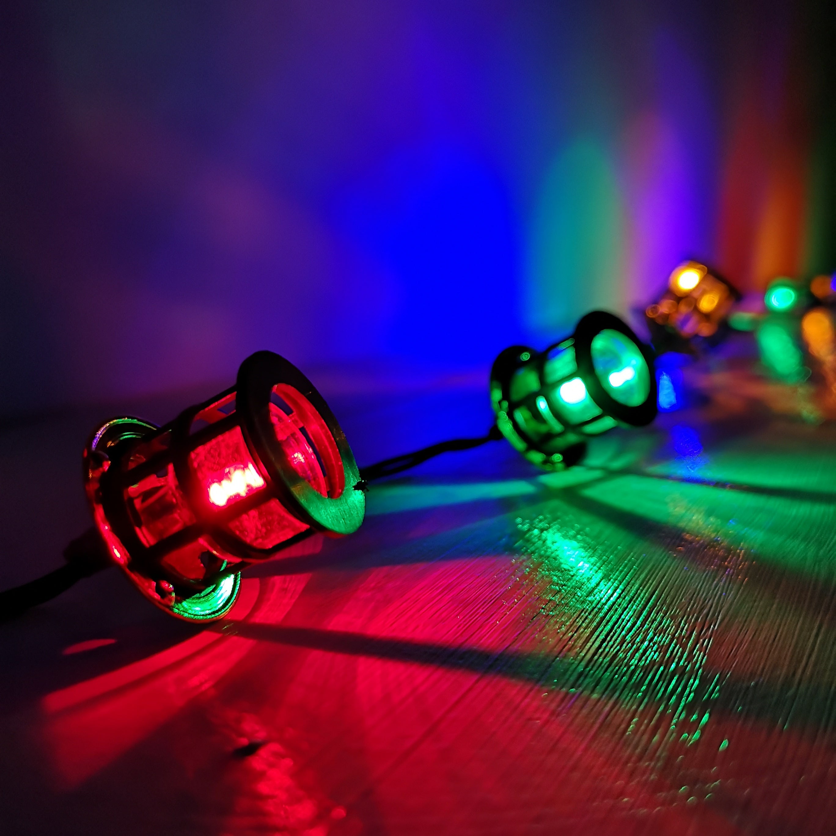40 LED 4m Indoor Outdoor LED Palace Cage Christmas Lights in Multicoloured 