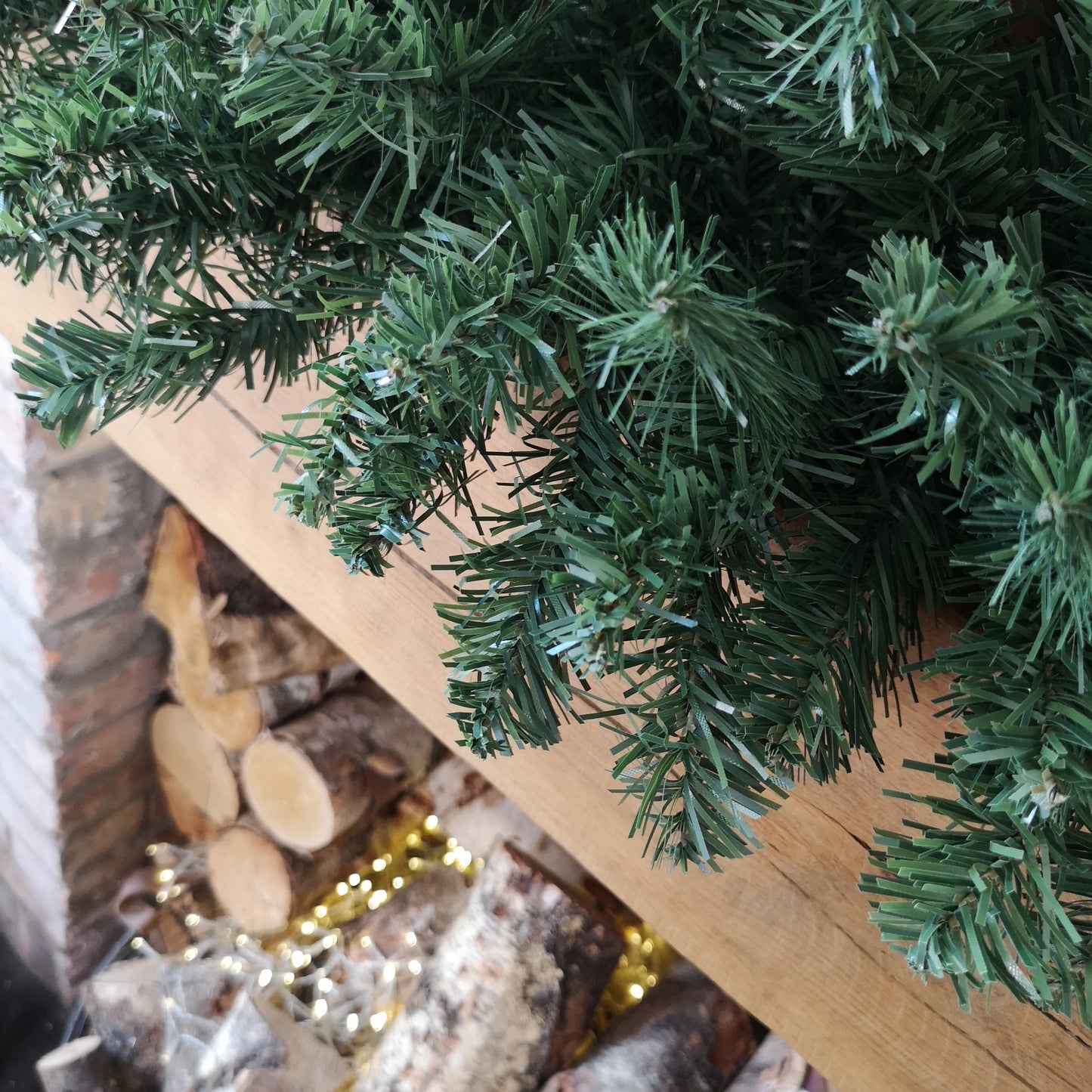 1.8m Plain Green Imperial Pine Indoor Christmas Swag Garland Decoration