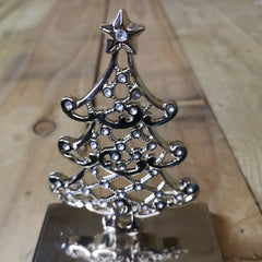 Premier 16cm Silver Christmas Tree Stocking Hanger