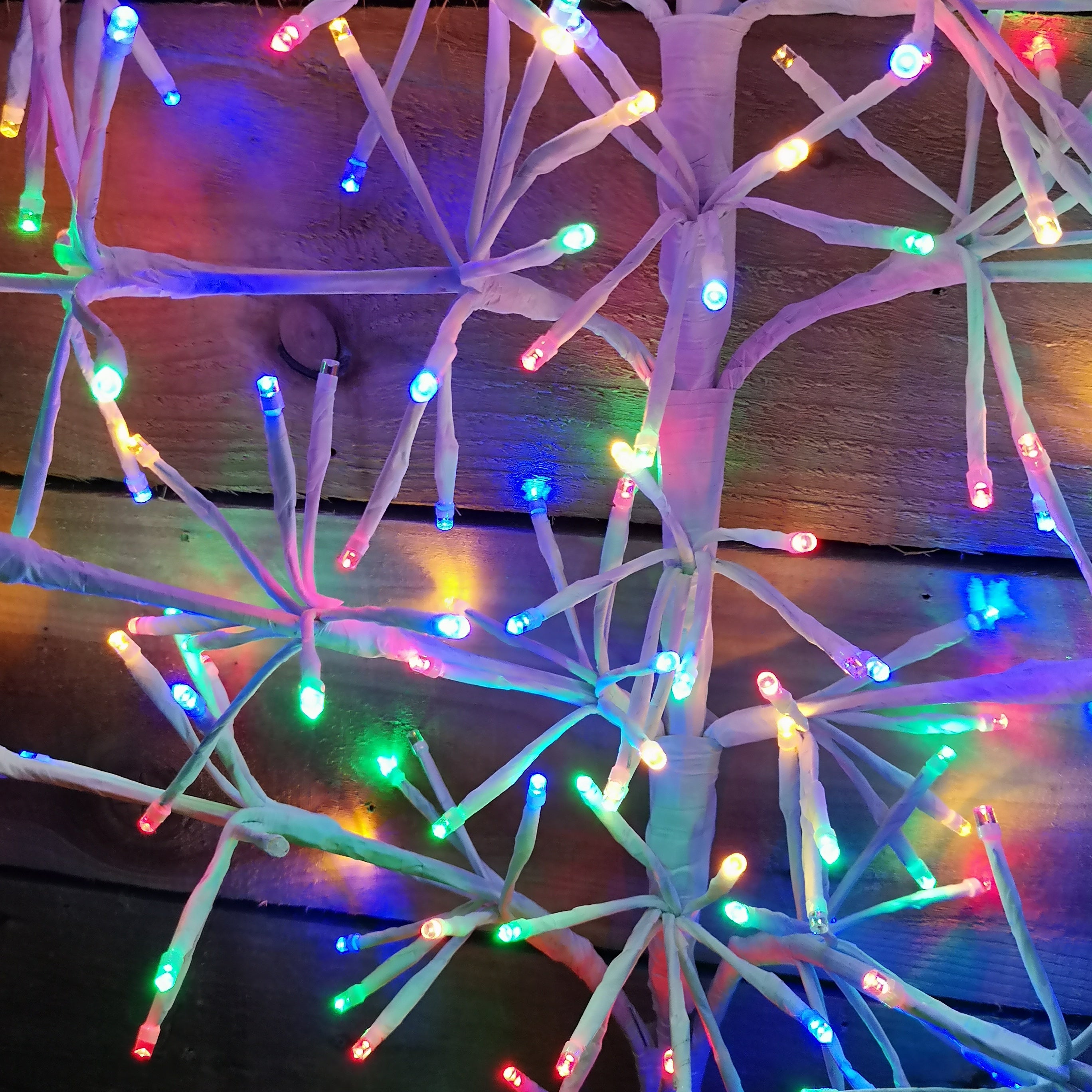 Premier 90cm Multicolour Twinkling Christmas Starburst Tree