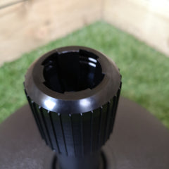 7Kg / 7 Litre Capacity Water Filled Garden Parasol / Umbrella Base in Black