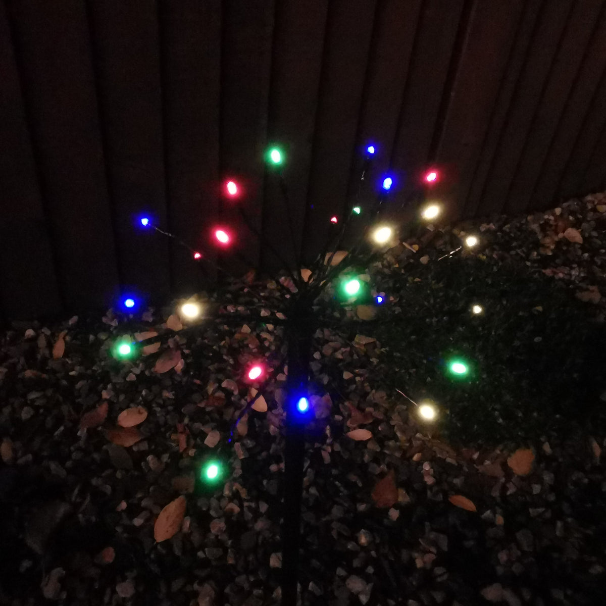 5pcs 63cm 120 LED Battery Operated Sparkler Path Lights with Timer in Multicoloured