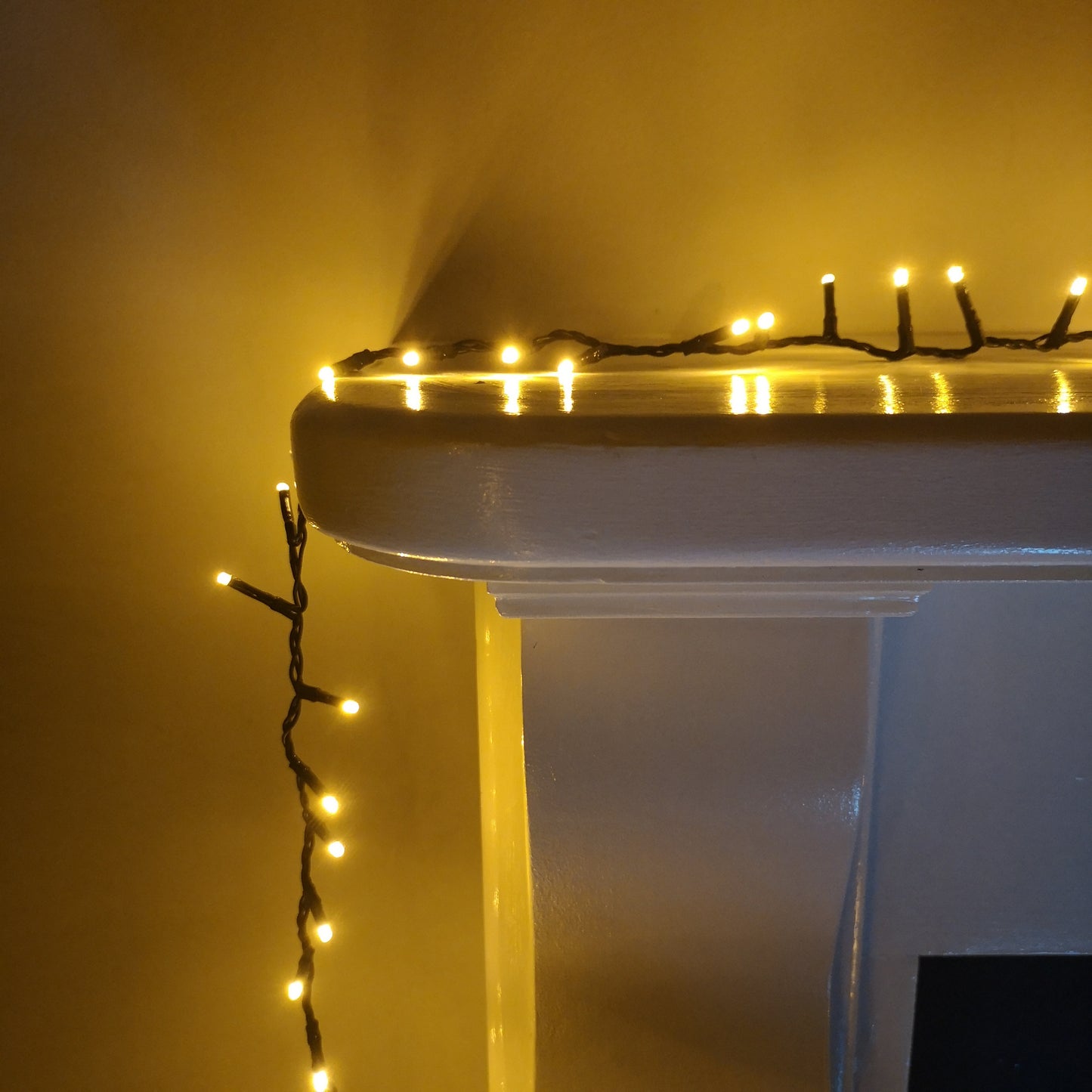 1000 LED 25m Premier TreeBrights Indoor Outdoor Christmas Multi Function Mains Operated String Lights with Timer in Vintage Gold