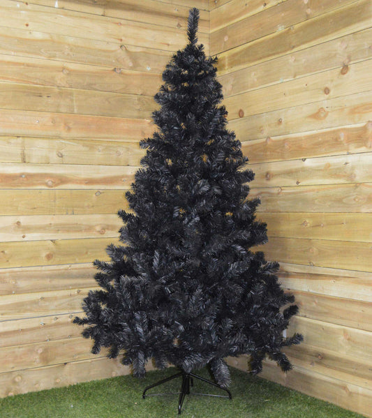 6ft (180cm) Imperial Pine Christmas Tree in Black With 525 Tips