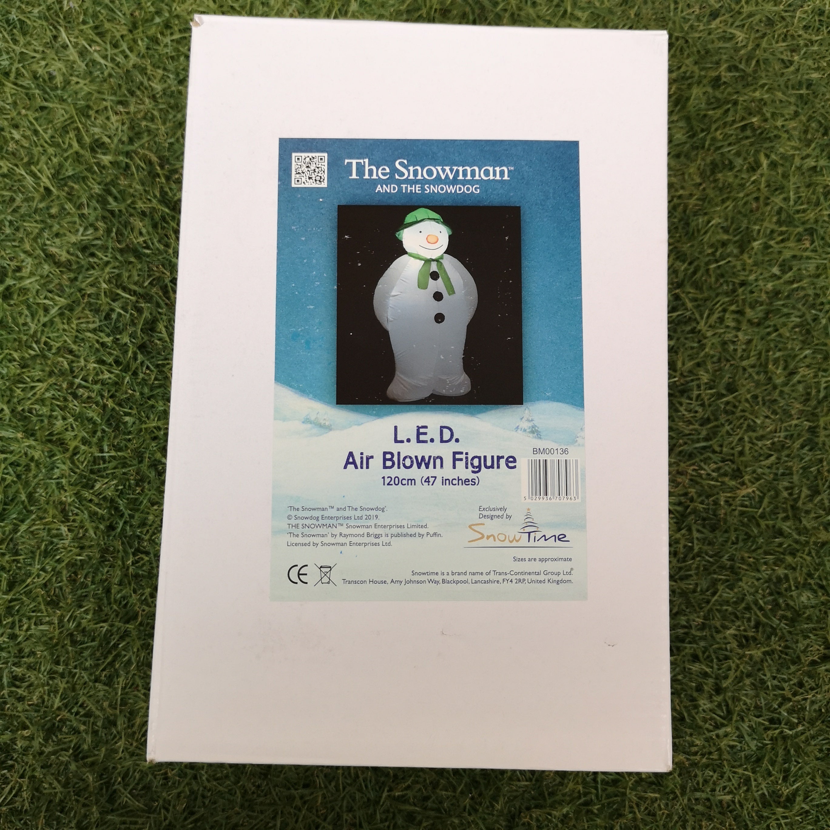 4ft (120cm) The Snowman Film Licenced Indoor Outdoor LED Inflatable