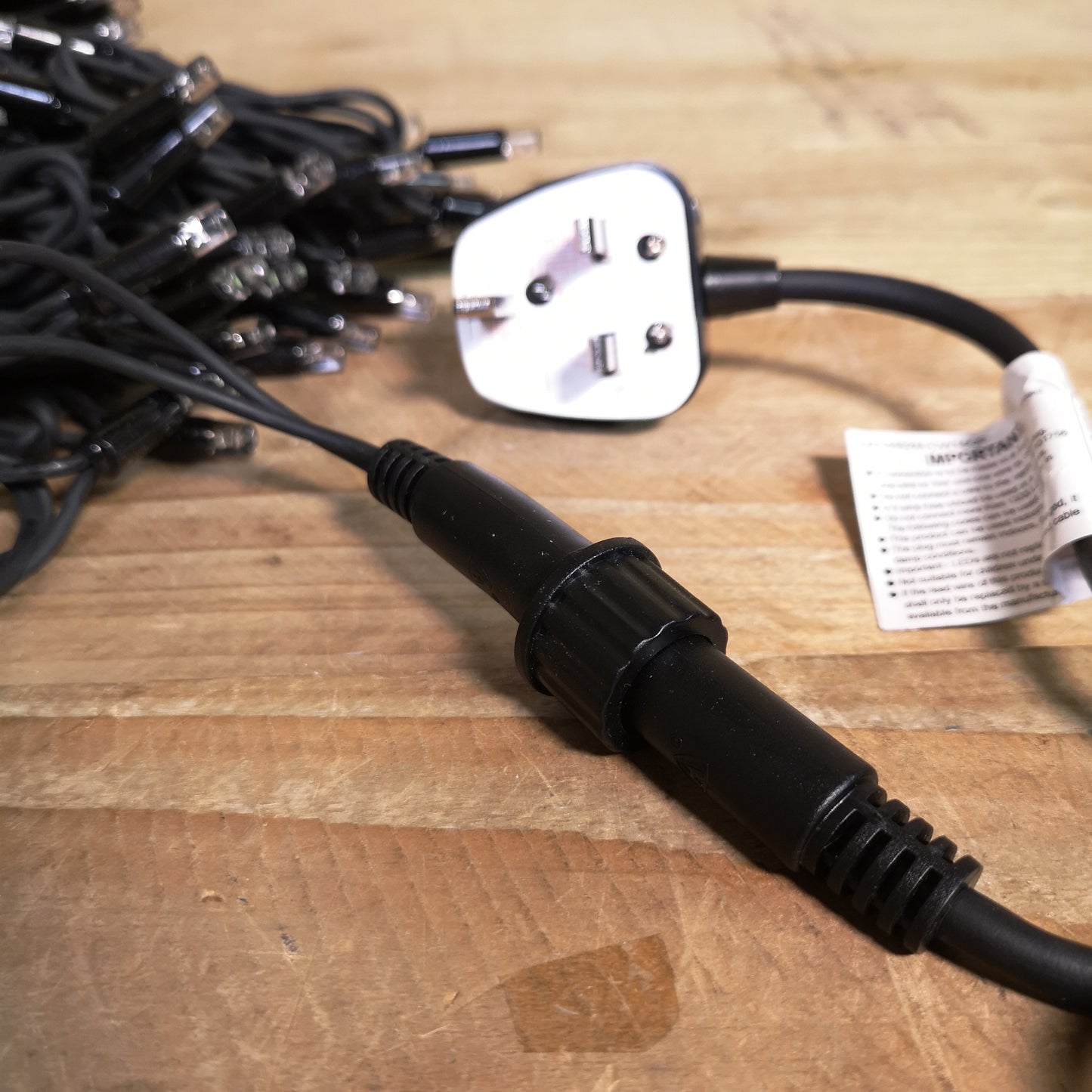 100 LED 8m Premier Christmas Connectable Outdoor Static Lights in Cool White