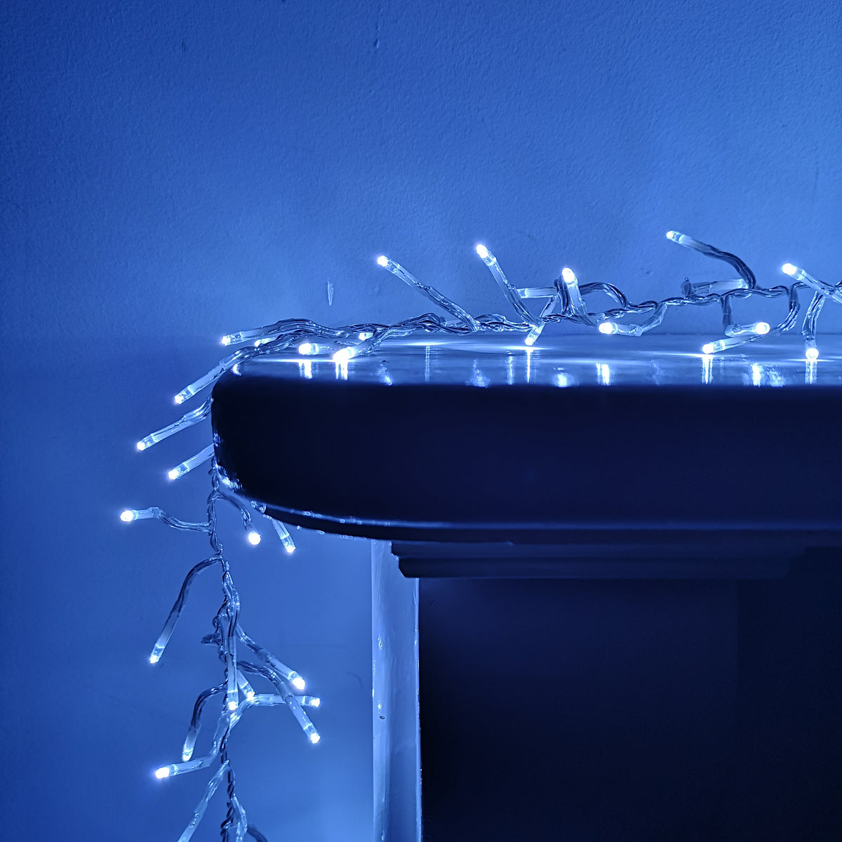 960 LED 12m Premier Cluster Indoor Outdoor Christmas Lights Multifunction with Timer & Clear Cable