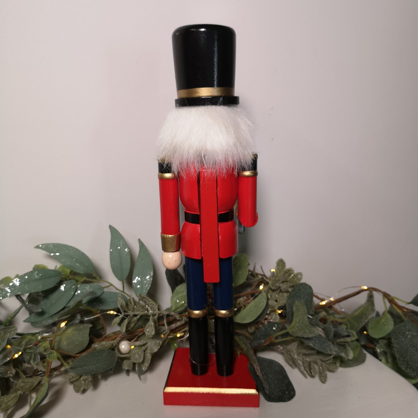 30cm Wooden Christmas Nutcracker Soldier Decoration with Red Body